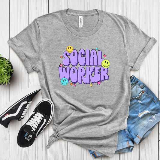 Spreading Smiles, Social Work Style T-Shirt
