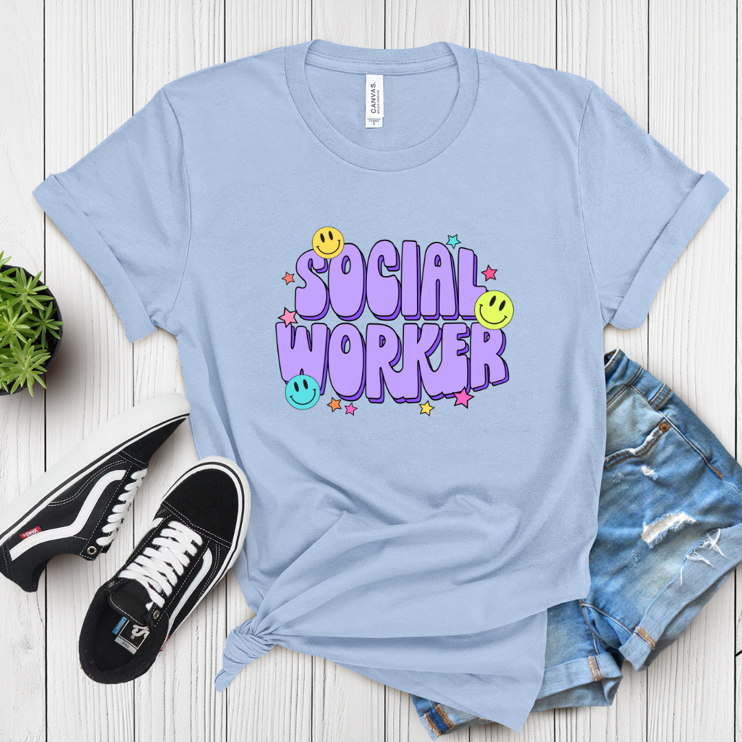 Spreading Smiles, Social Work Style T-Shirt