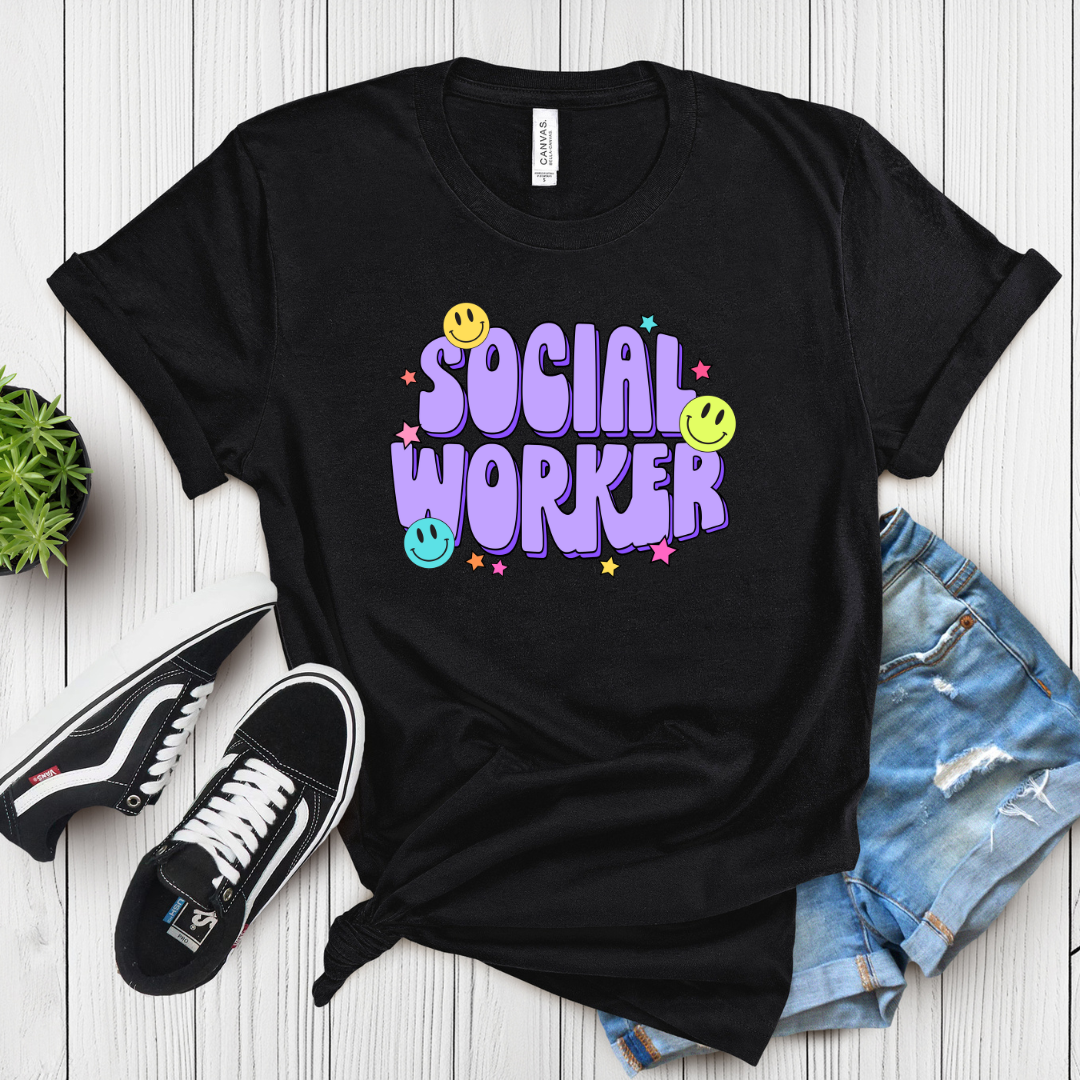 Spreading Smiles, Social Work Style T-Shirt