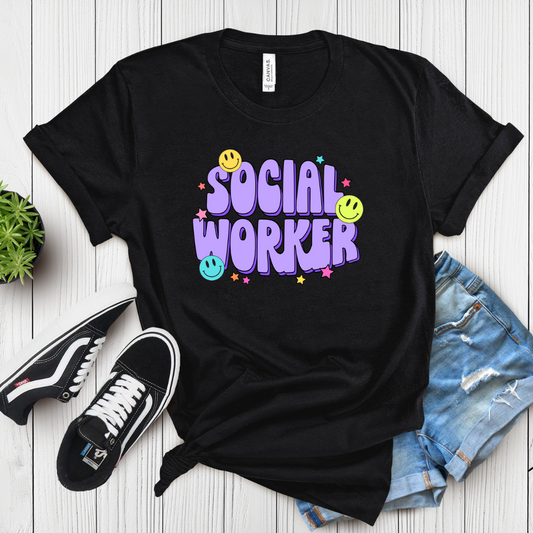 Spreading Smiles, Social Work Style T-Shirt