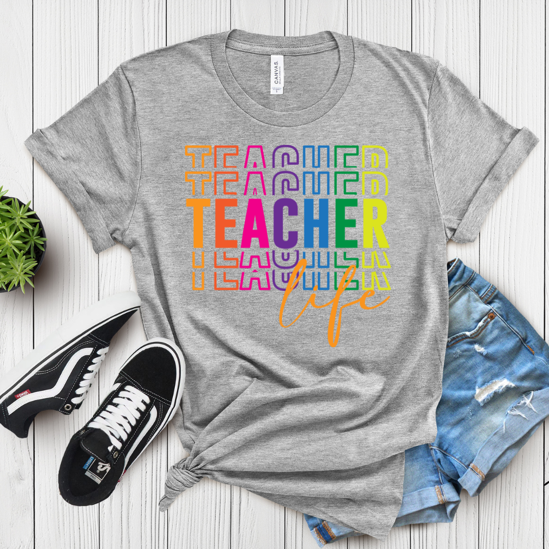 Teacher Life Graphic T-Shirt
