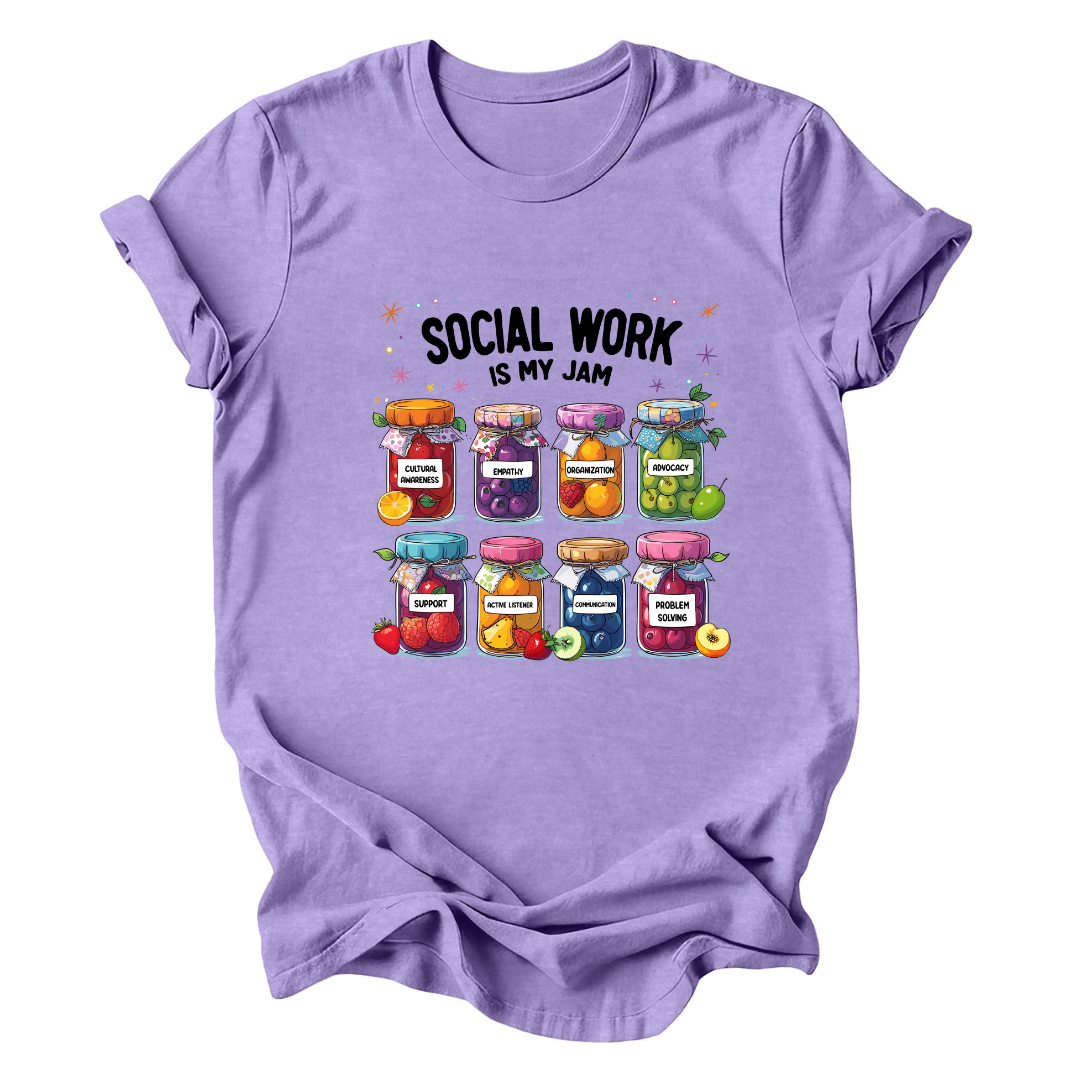 Social Work Is My Jam T-Shirt