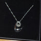 Oval Water Drop Pendant - Twists Chain