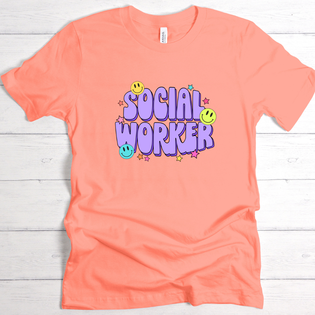 Spreading Smiles, Social Work Style T-Shirt