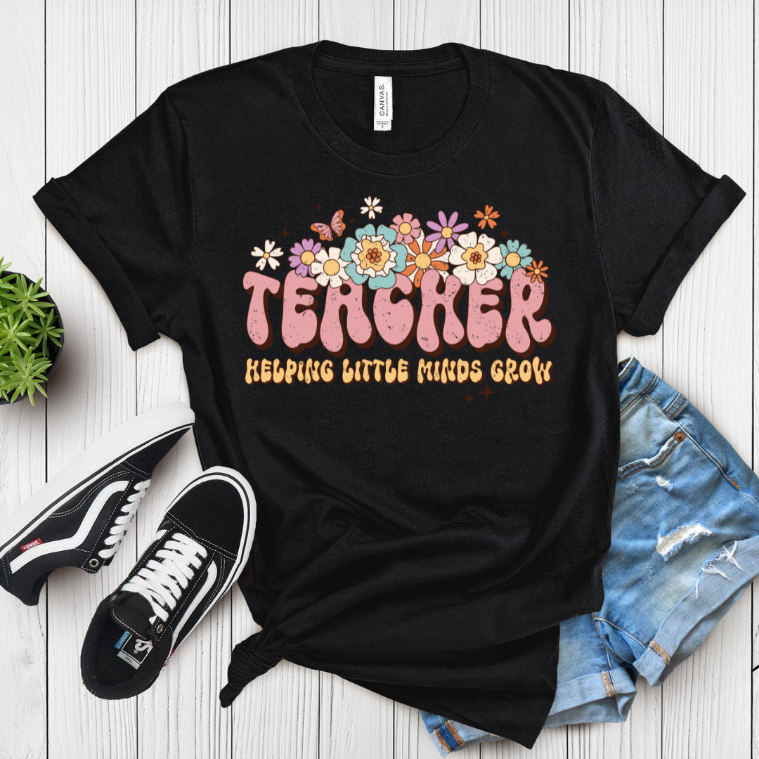 Little Minds, Big Impact Teacher T-Shirt