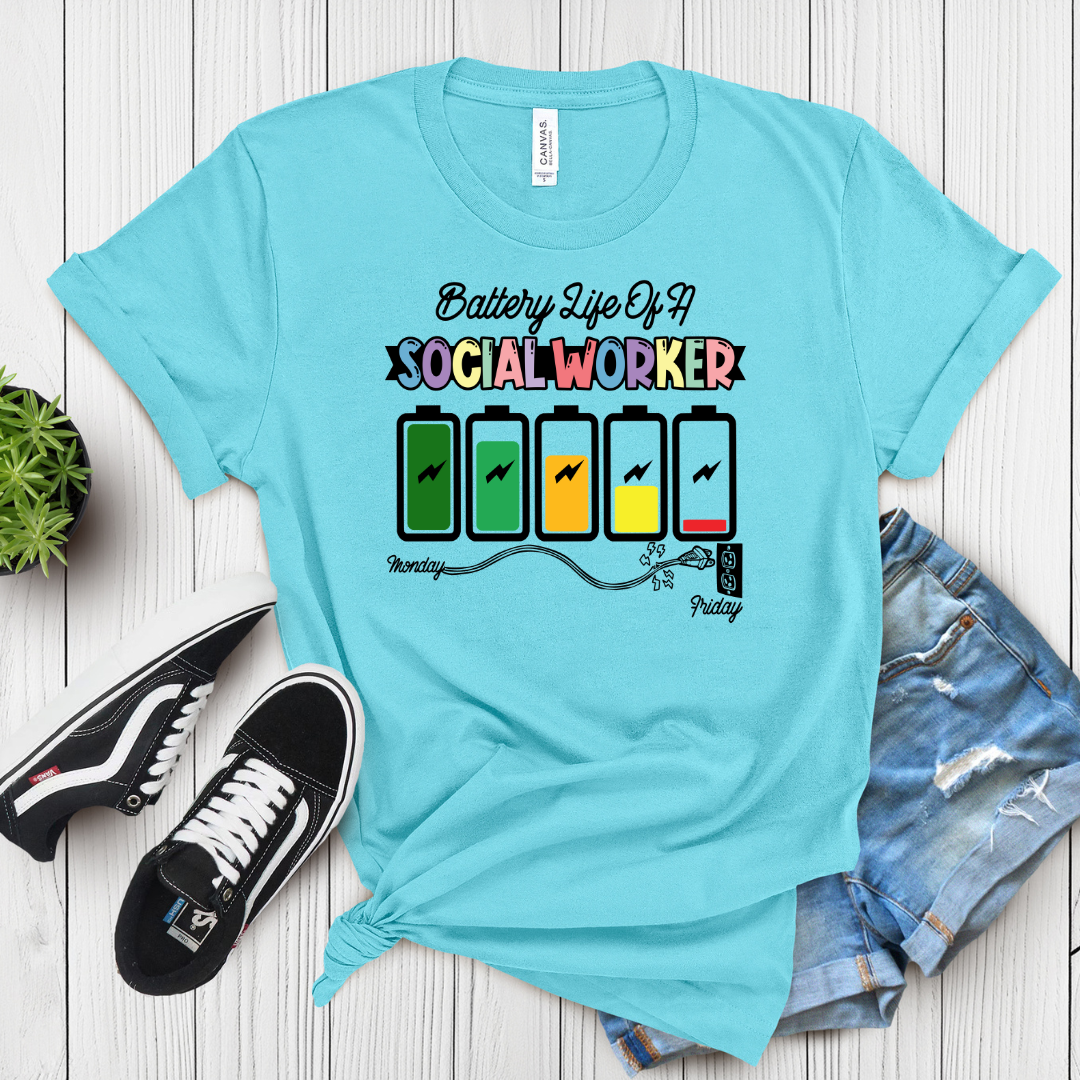 Drained but Driven Social Work T-Shirt