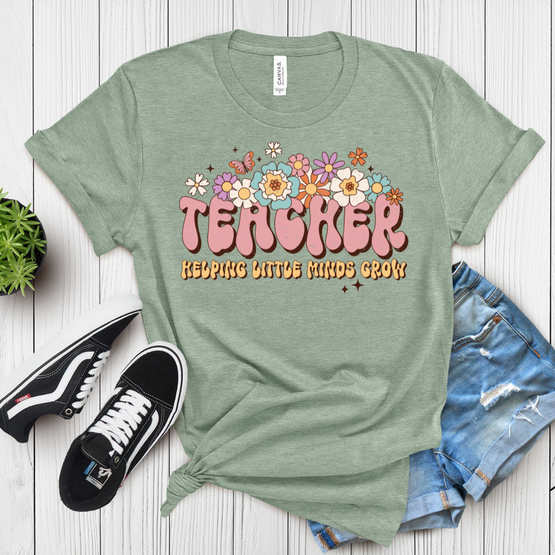 Little Minds, Big Impact Teacher T-Shirt