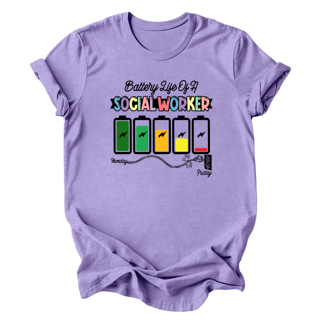 Drained but Driven Social Work T-Shirt