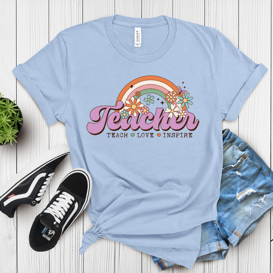 Teach. Love. Inspire.  T-Shirt for Teachers