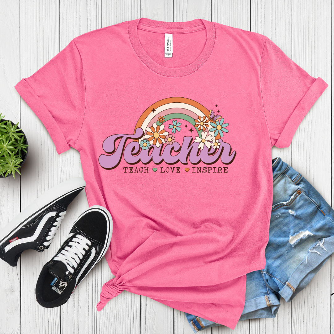 Teach. Love. Inspire.  T-Shirt for Teachers