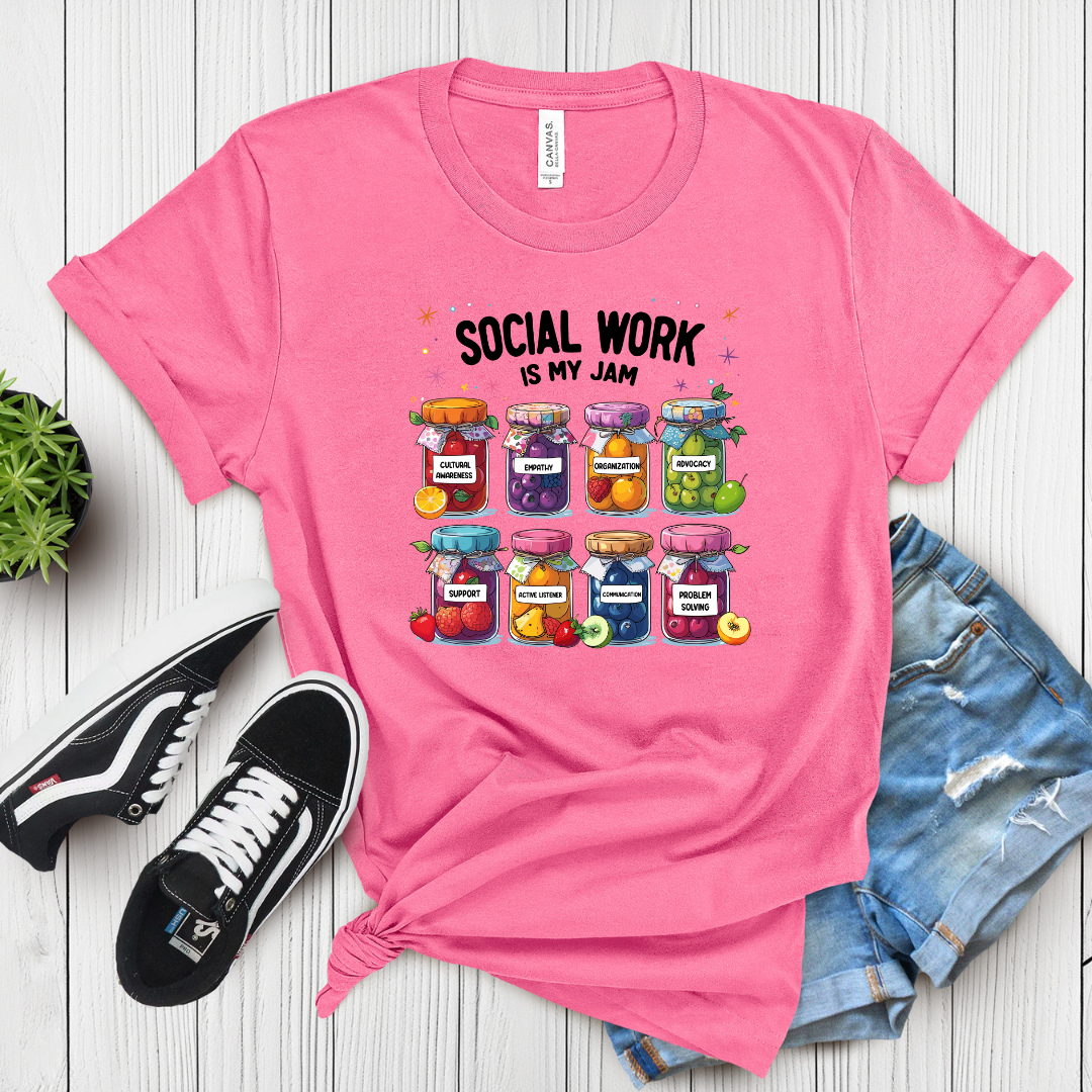 Social Work Is My Jam T-Shirt