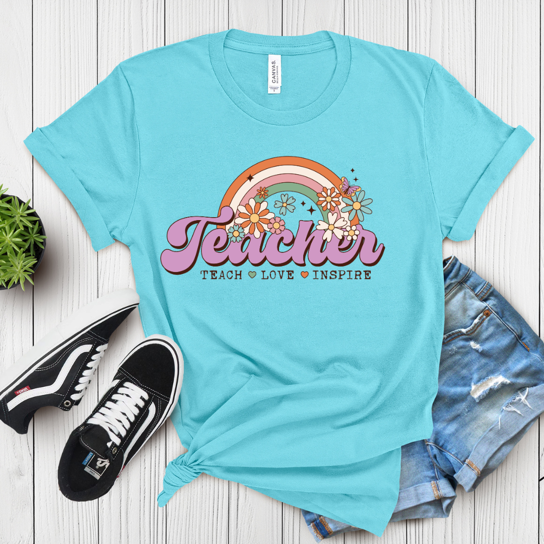 Teach. Love. Inspire.  T-Shirt for Teachers