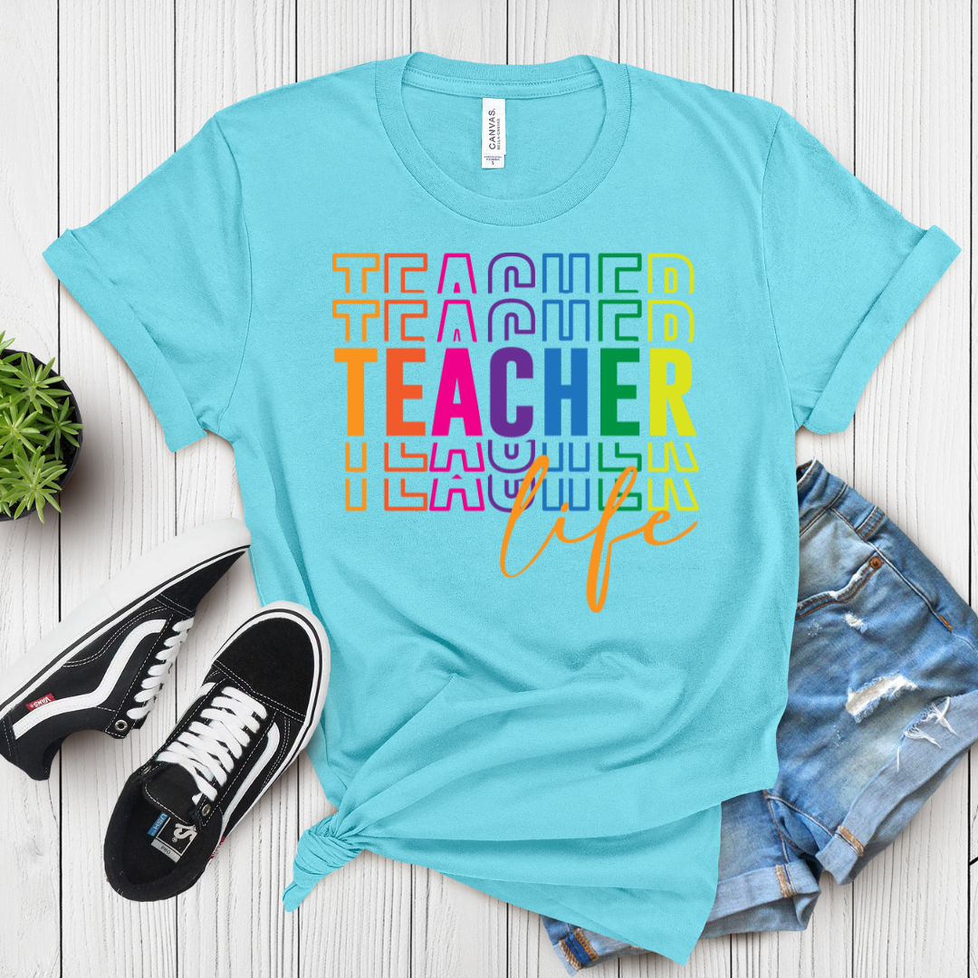 Teacher Life Graphic T-Shirt