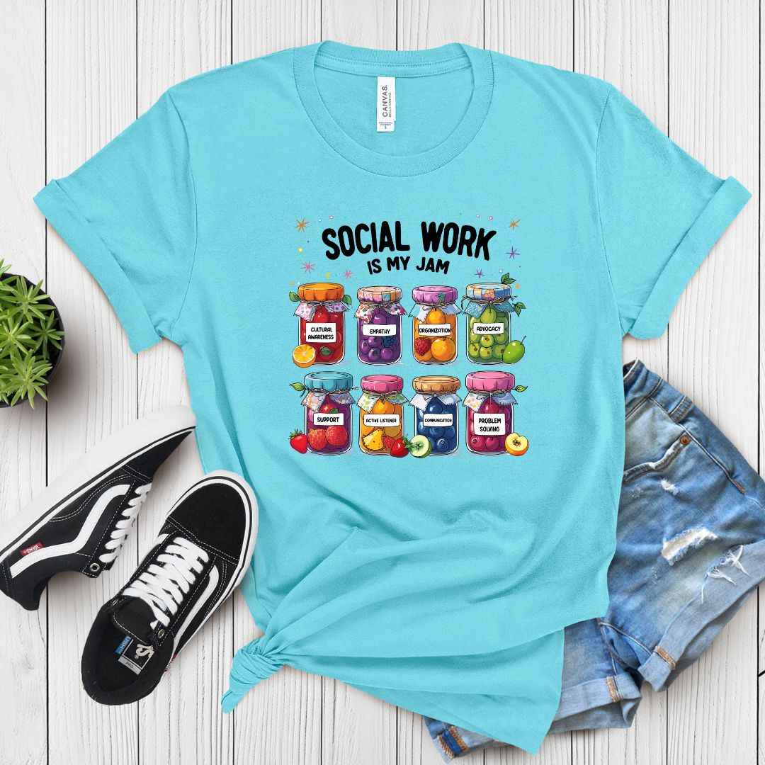 Social Work Is My Jam T-Shirt