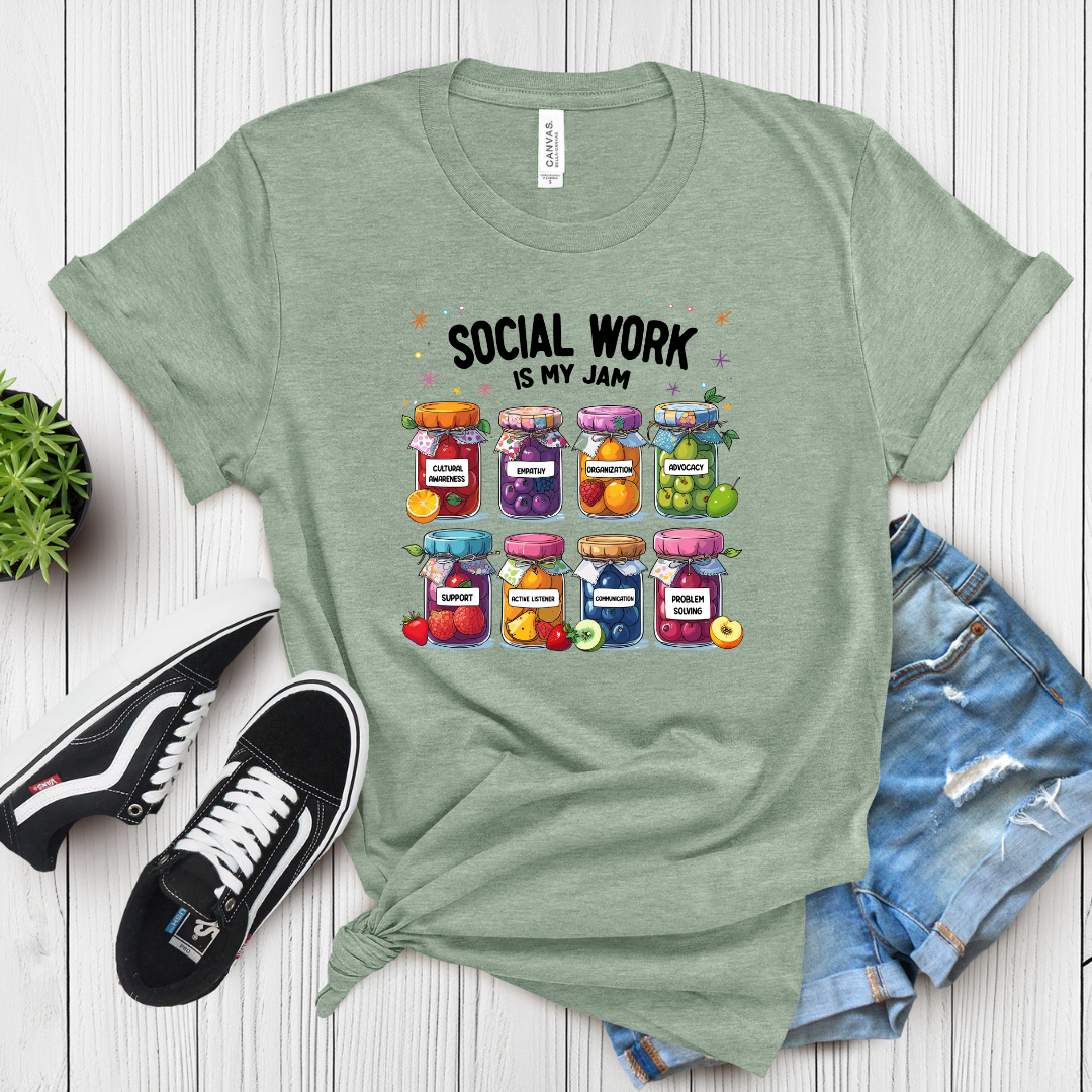 Social Work Is My Jam T-Shirt